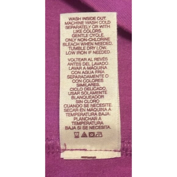 Faded Glory Fuchsia Pink A-Line Midi Skirt Polyester Rayon Blend Junior's Size M - Picture 5 of 9